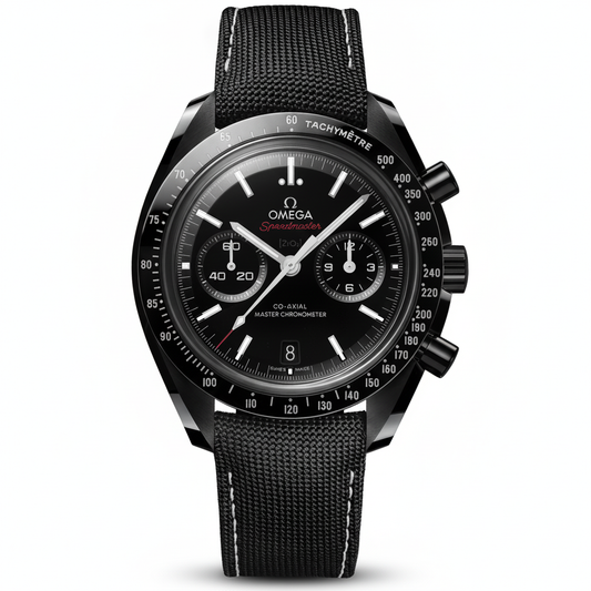 Speedmaster Dark Side of the Moon 44.25mm Nylon Strap – Premium Edition