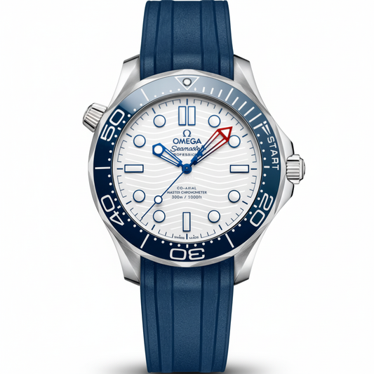 Seamaster Diver 300M America's Cup 42mm Rubber Strap
