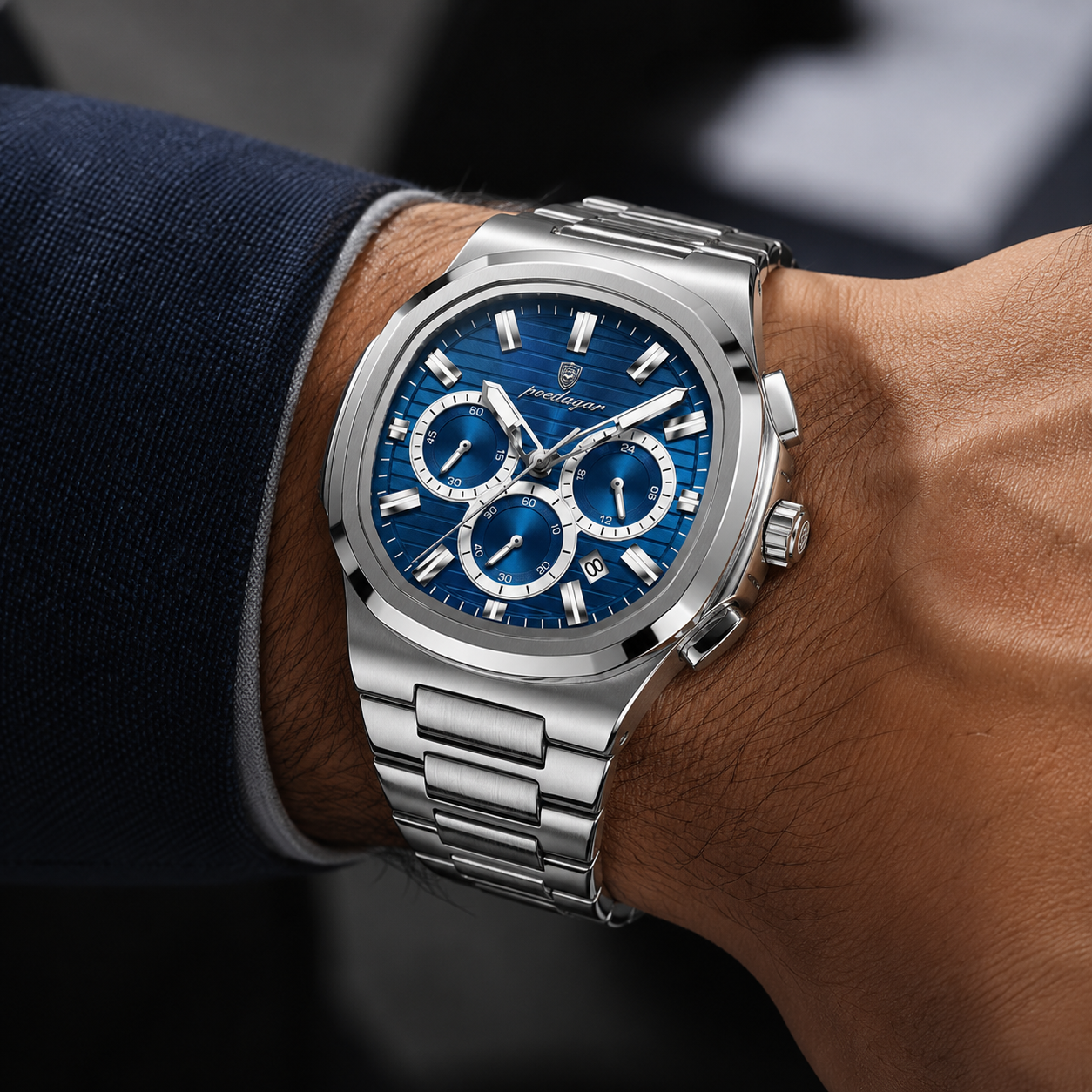 Horus® Watch - Stainless Steel Chronograph