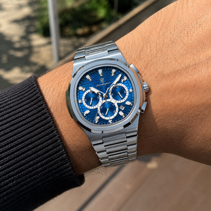 Horus® Watch - Stainless Steel Chronograph