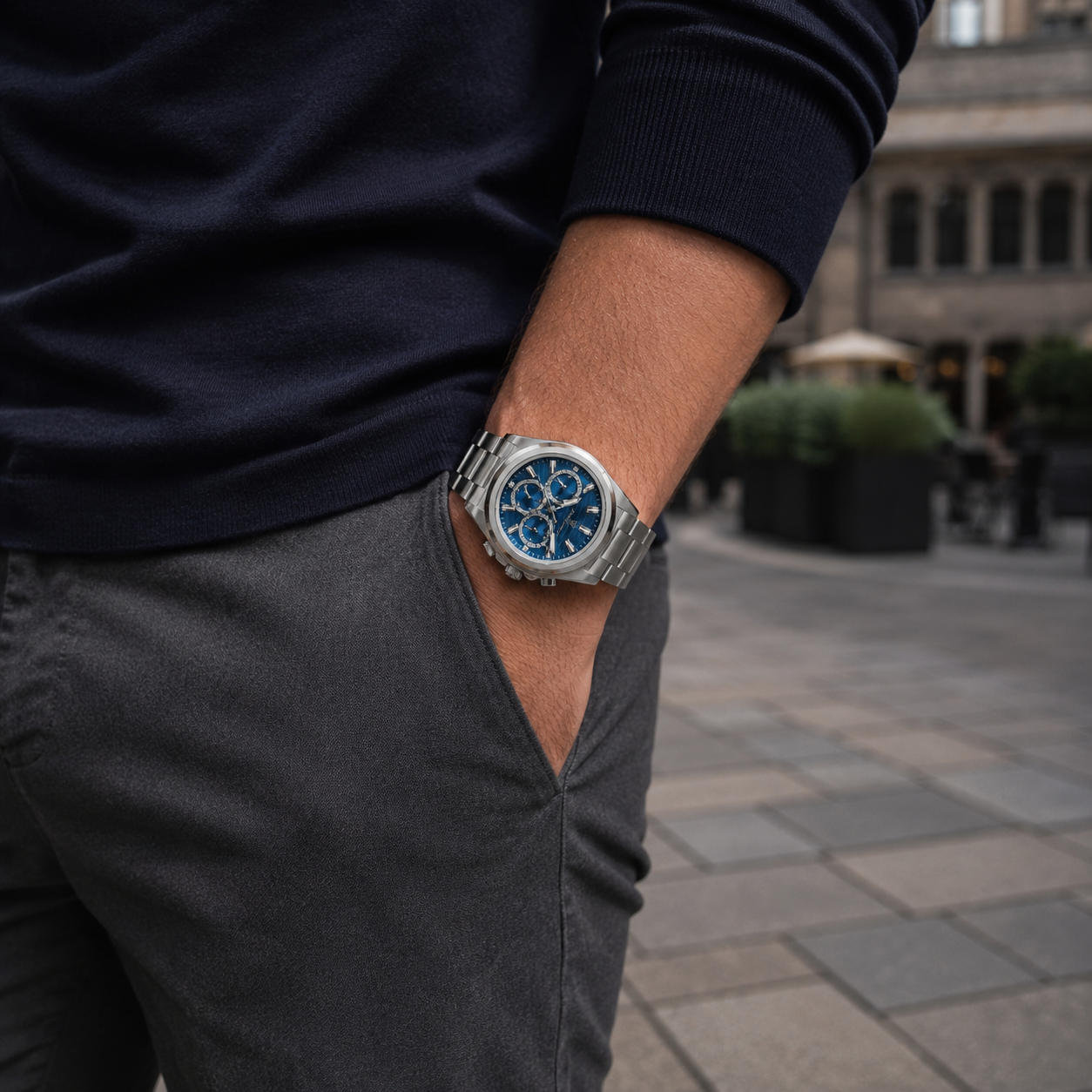 Horus® Watch - Stainless Steel Chronograph