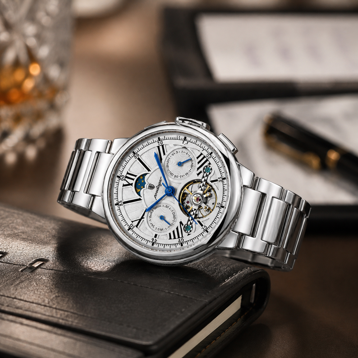 Olympus® Watch - Skeleton Automatic