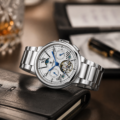 Olympus® Watch - Skeleton Automatic