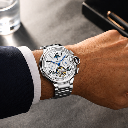 Olympus® Watch - Skeleton Automatic