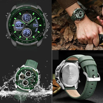 Vanguard Green Military Sports Watch