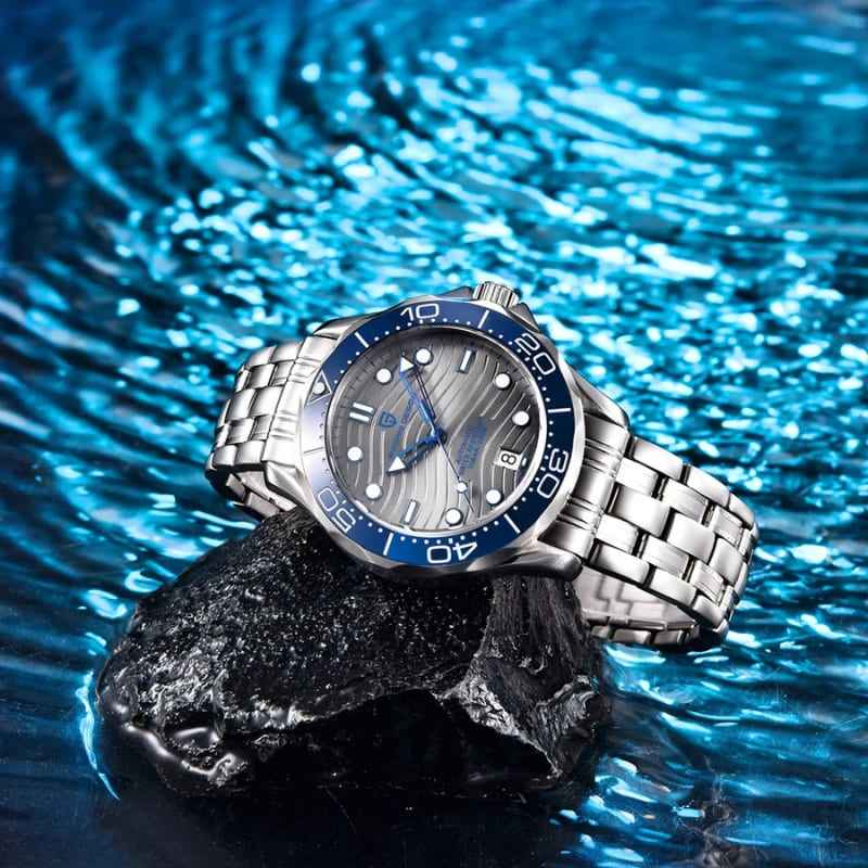 Design Veracius Blue Steel Bracelet Watch