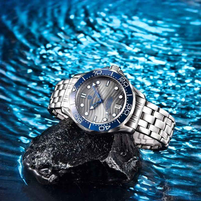 Design Veracius Blue Steel Bracelet Watch