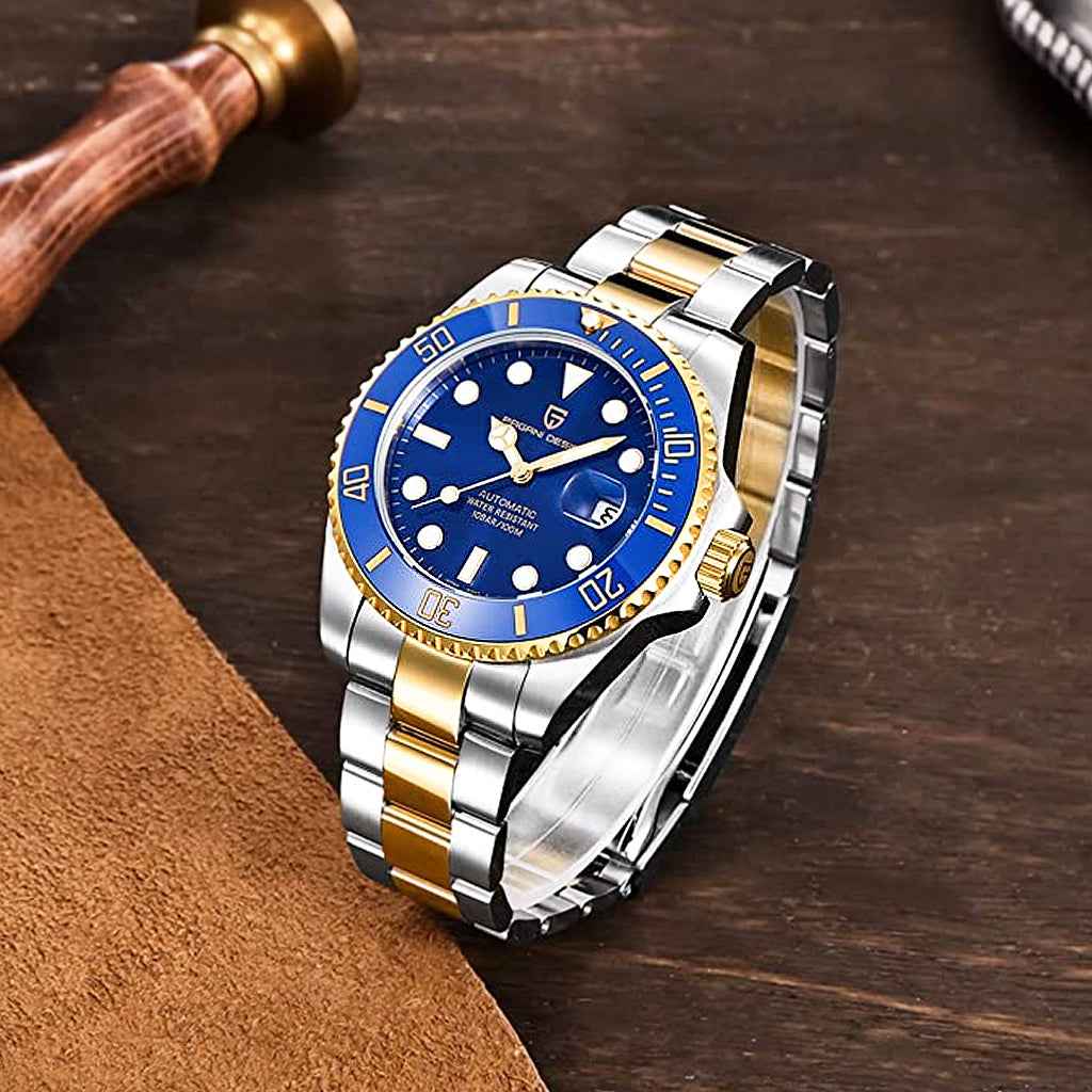 Design Nautilus Blue Gold