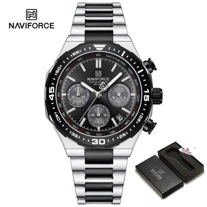Maverick Watch - Modern Steel Chronograph