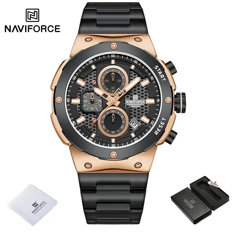 Royal Watch - Luxury Chronograph Stainless Steel