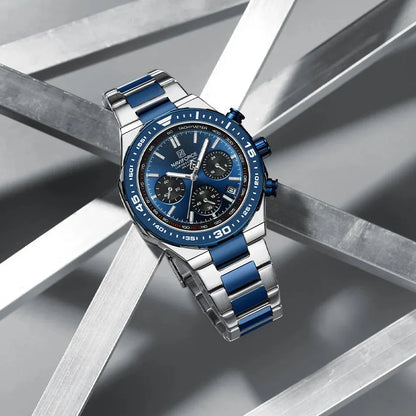 Maverick Watch - Modern Steel Chronograph