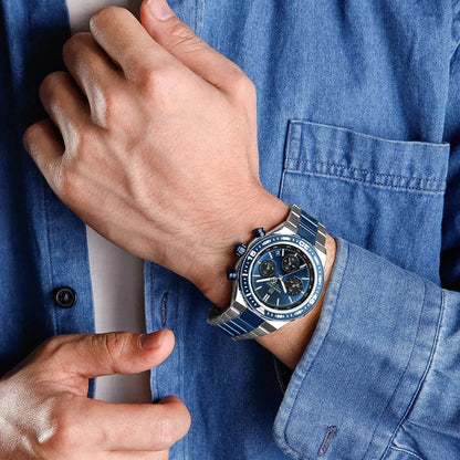 Maverick Watch - Modern Steel Chronograph