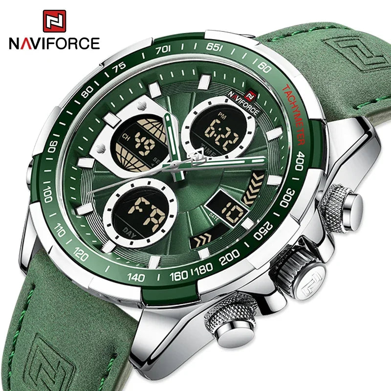 Vanguard Green Military Sports Watch