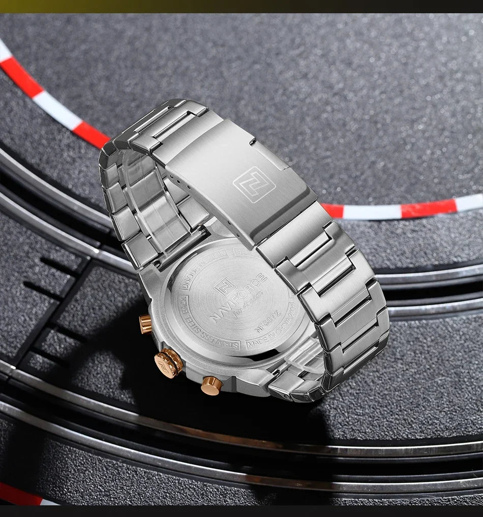 Royal Watch - Luxury Chronograph Stainless Steel