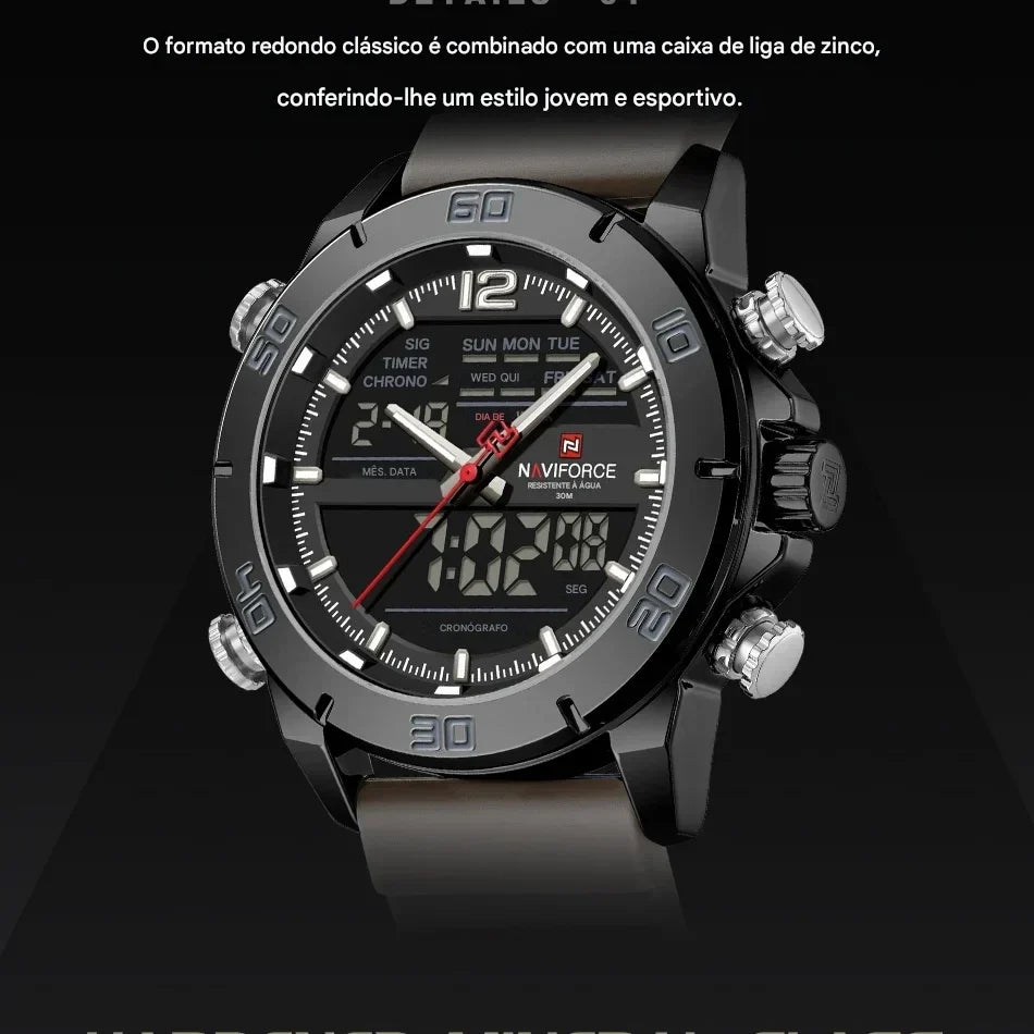 Titan Black Sports Watch