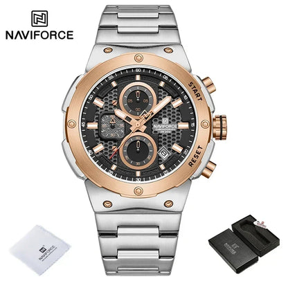 Royal Watch - Luxury Chronograph Stainless Steel