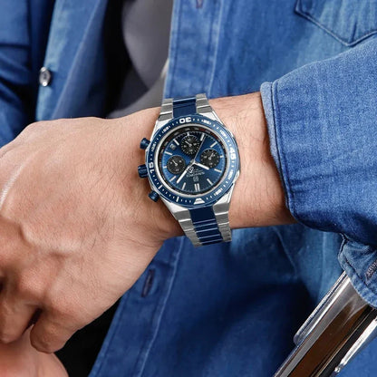 Maverick Watch - Modern Steel Chronograph