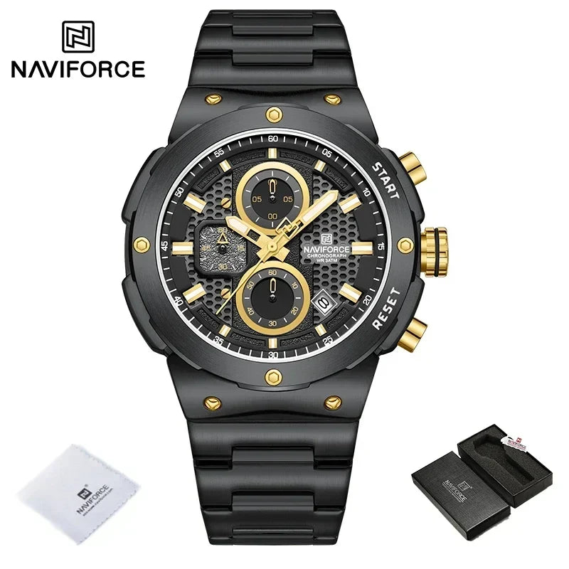 Royal Watch - Luxury Chronograph Stainless Steel