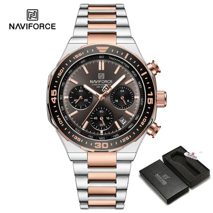 Maverick Watch - Modern Steel Chronograph