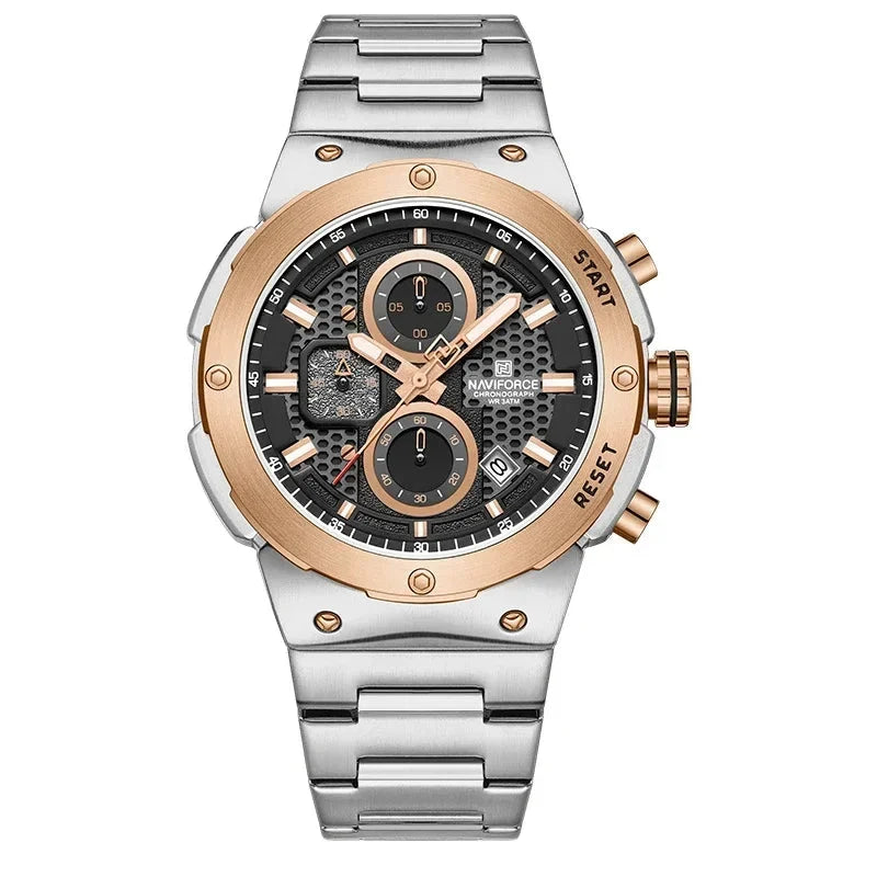 Royal Watch - Luxury Chronograph Stainless Steel