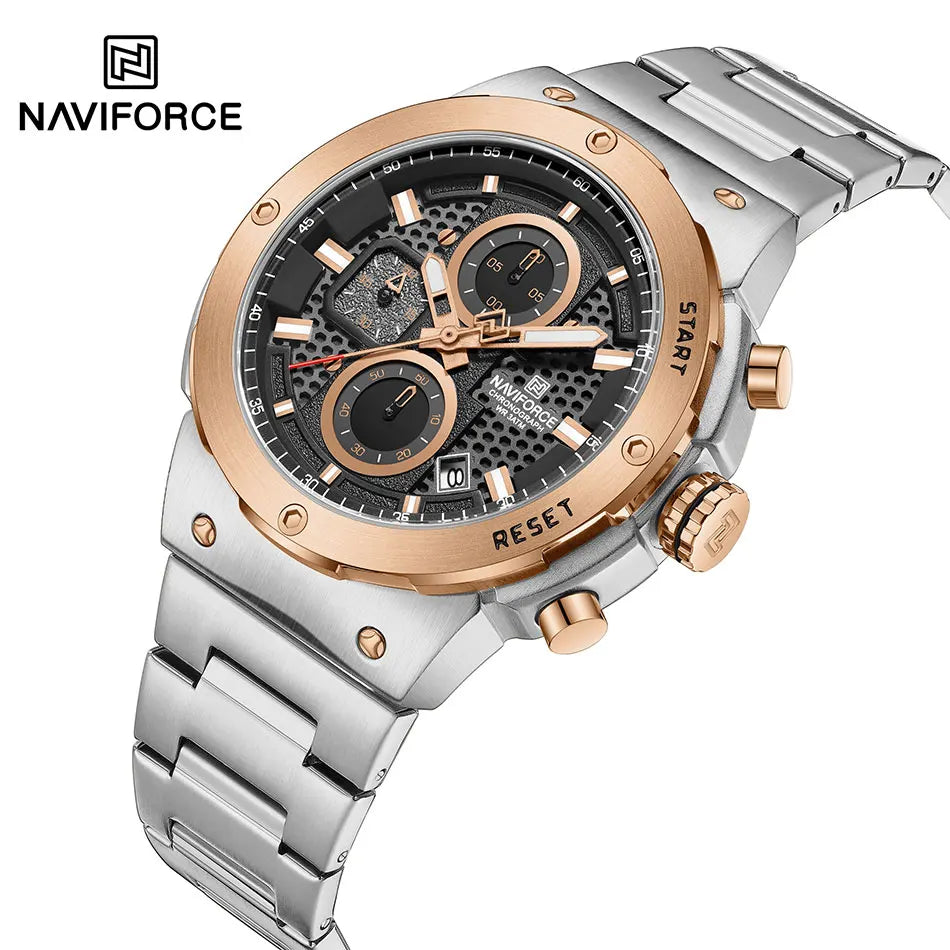 Royal Watch - Luxury Chronograph Stainless Steel