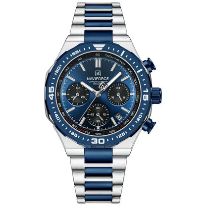 Maverick Watch - Modern Steel Chronograph