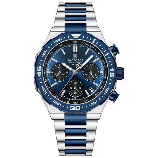 Maverick Watch - Modern Steel Chronograph