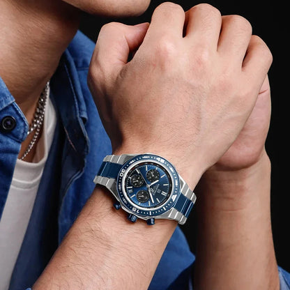 Maverick Watch - Modern Steel Chronograph