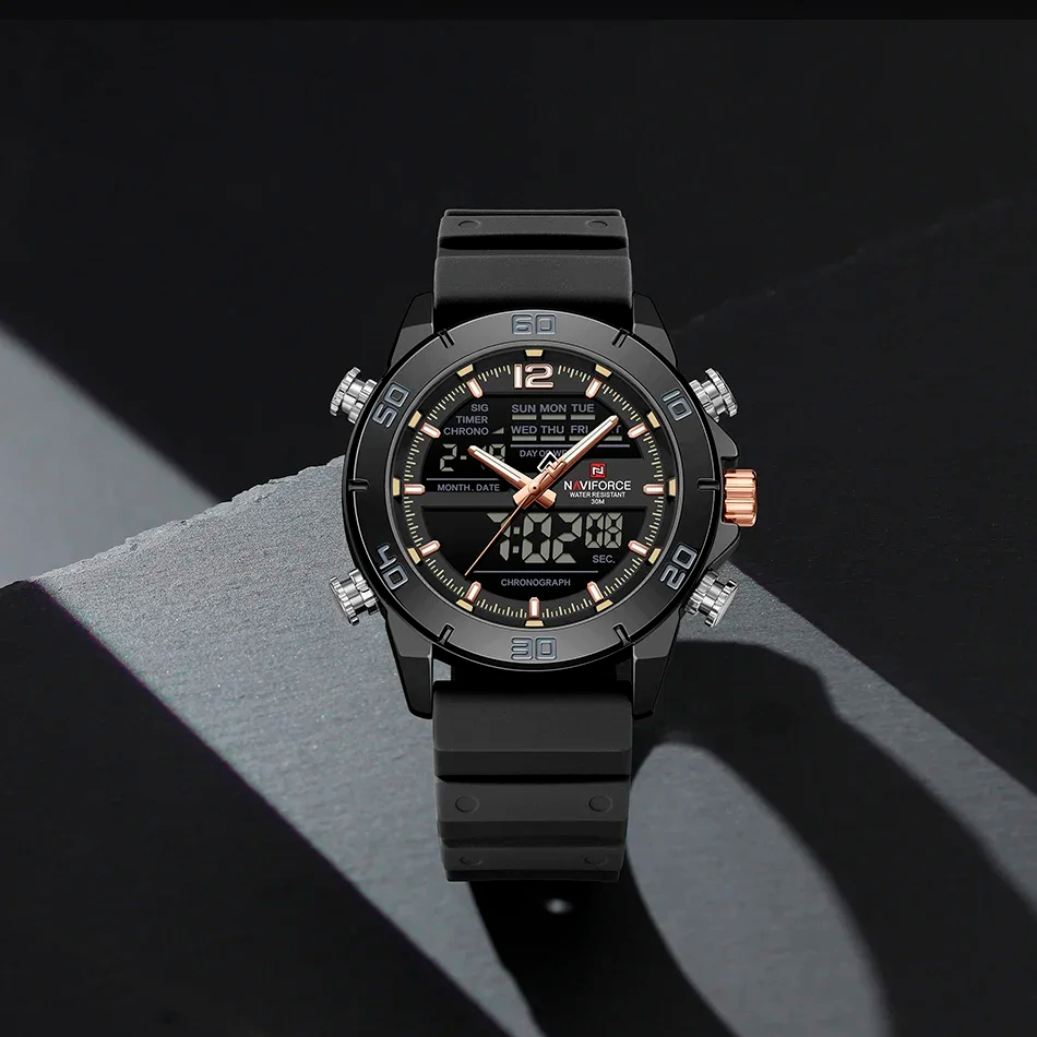 Titan Black Sports Watch