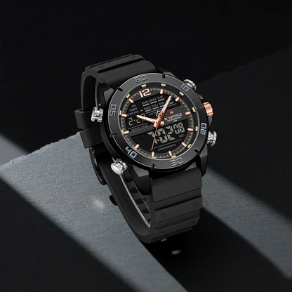 Titan Black Sports Watch