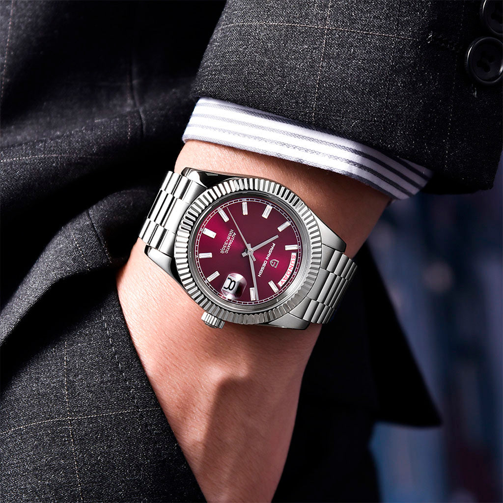 Design London Silver Cherry Red