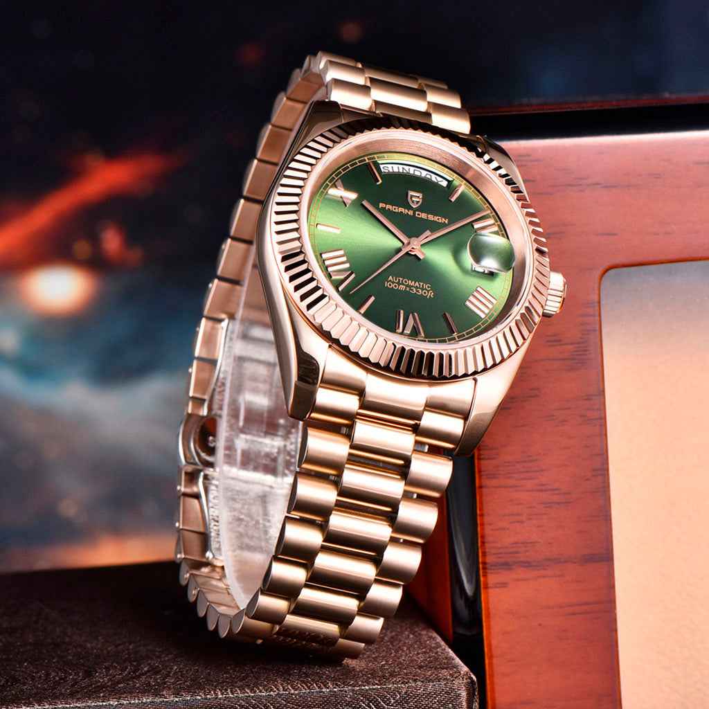 Design London Rose Gold Green