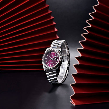 Design London Silver Cherry Red