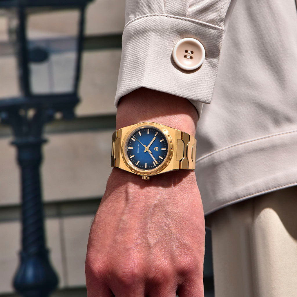 Design Drift Gold Blue