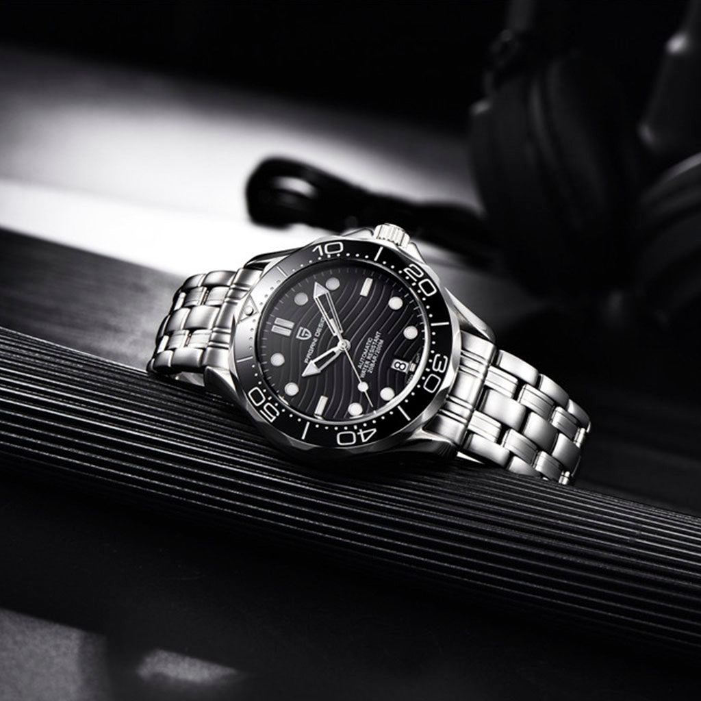 Design Veracius Black Stainless Steel Watch