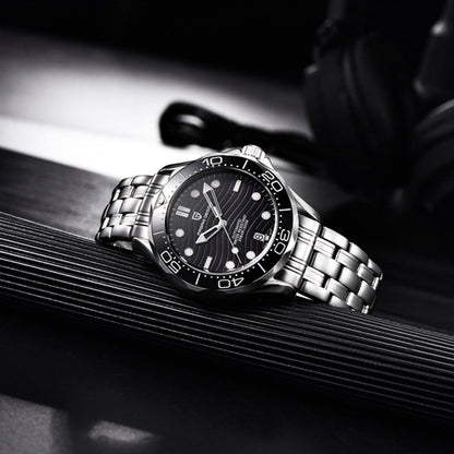Design Veracius Black Stainless Steel Watch