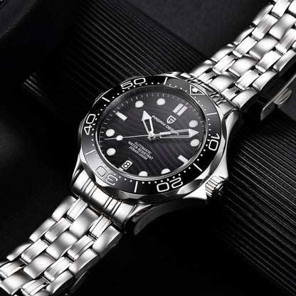 Design Veracius Black Stainless Steel Watch