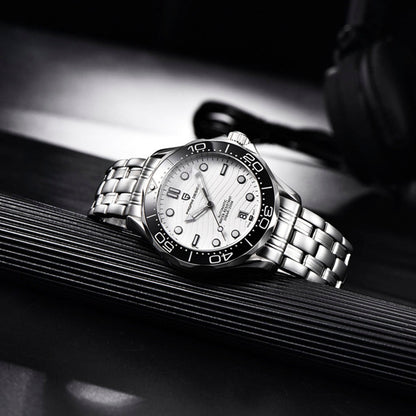 Design Veracius White Steel Bracelet Watch