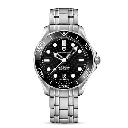 Design Veracius Black Stainless Steel Watch