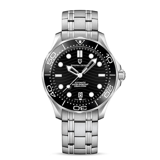 Design Veracius Black Stainless Steel Watch