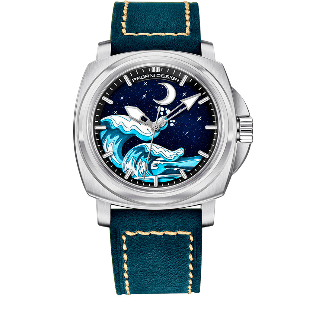 Design Wave Silver Blue