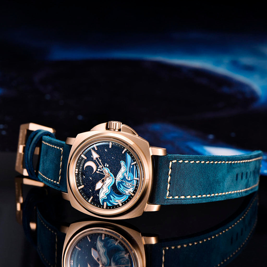 Design Wave Gold Blue