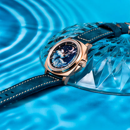 Design Wave Gold Blue
