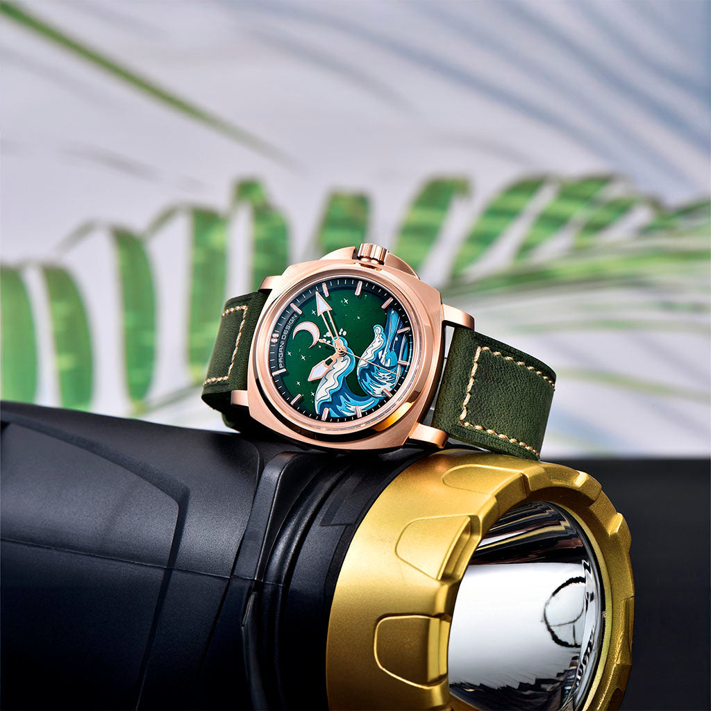 Design Wave Gold Green