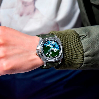 Design Wave Silver Green