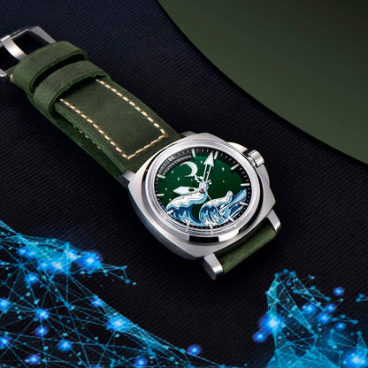 Design Wave Silver Green