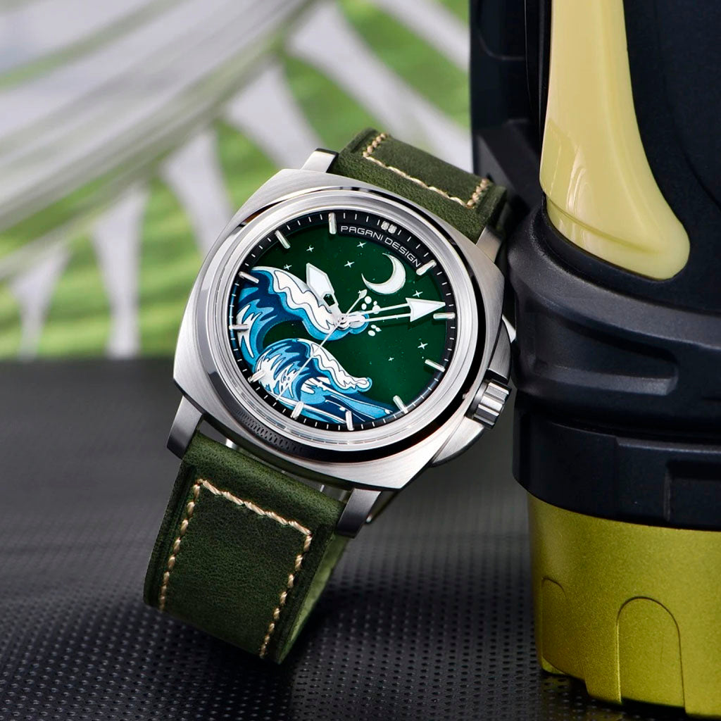 Design Wave Silver Green