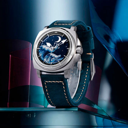 Design Wave Silver Blue