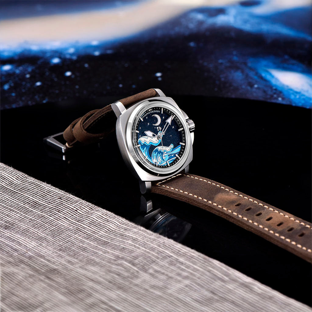 Design Wave Silver Brown