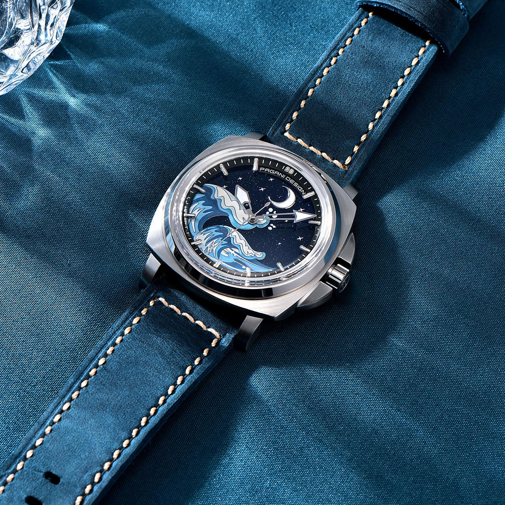 Design Wave Silver Blue